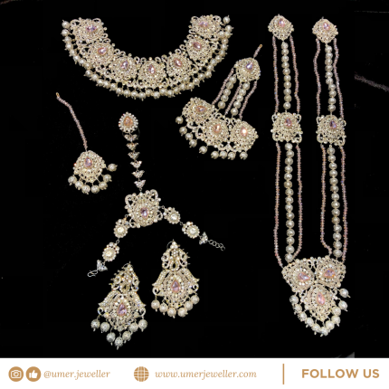 Silver Bridal Jewelry Set